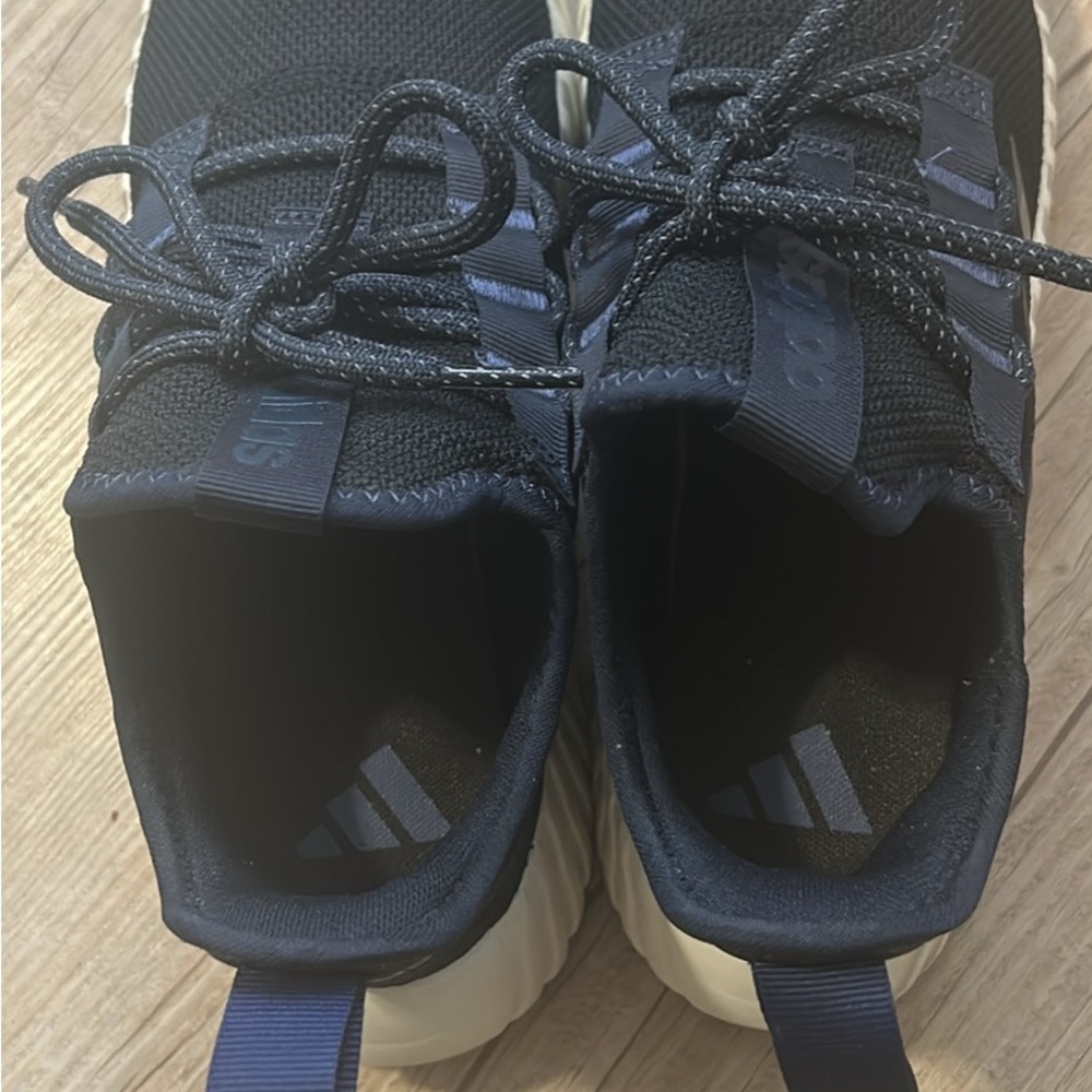 Women’s Adidas Navy and Cream Athletic Shoes